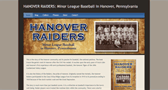 Desktop Screenshot of hanoverraiders.com